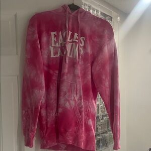 Vibrant Pink Tie-Dye Women's Hoodie